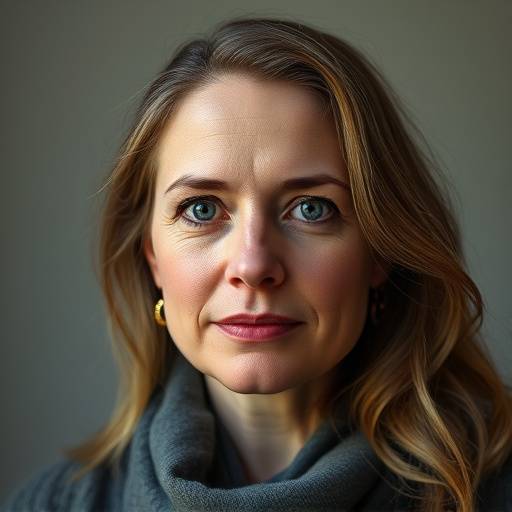 Porträt von Sarah Meier, Schauspielerin und Dozentin